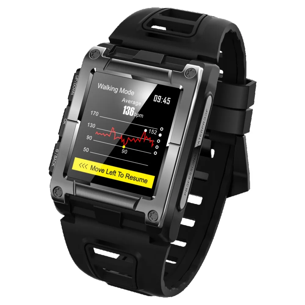 Black. G08 gps часы компас наручные часы Bluetooth IP68 Водонепроницаемый сердечного ритма мужчины мульти-Спорт Смарт часы Фитнес трек - Цвет: Black.