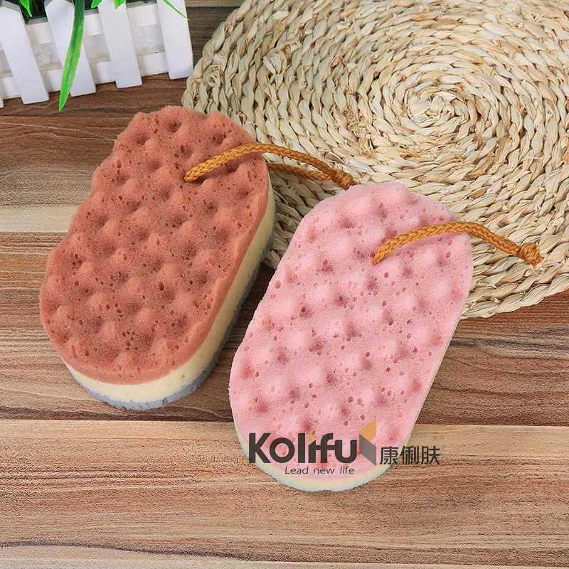 Kolifu 1 шт. шар для ванны скруббер душа сетка очистки тела Нейлоновая губка богатые