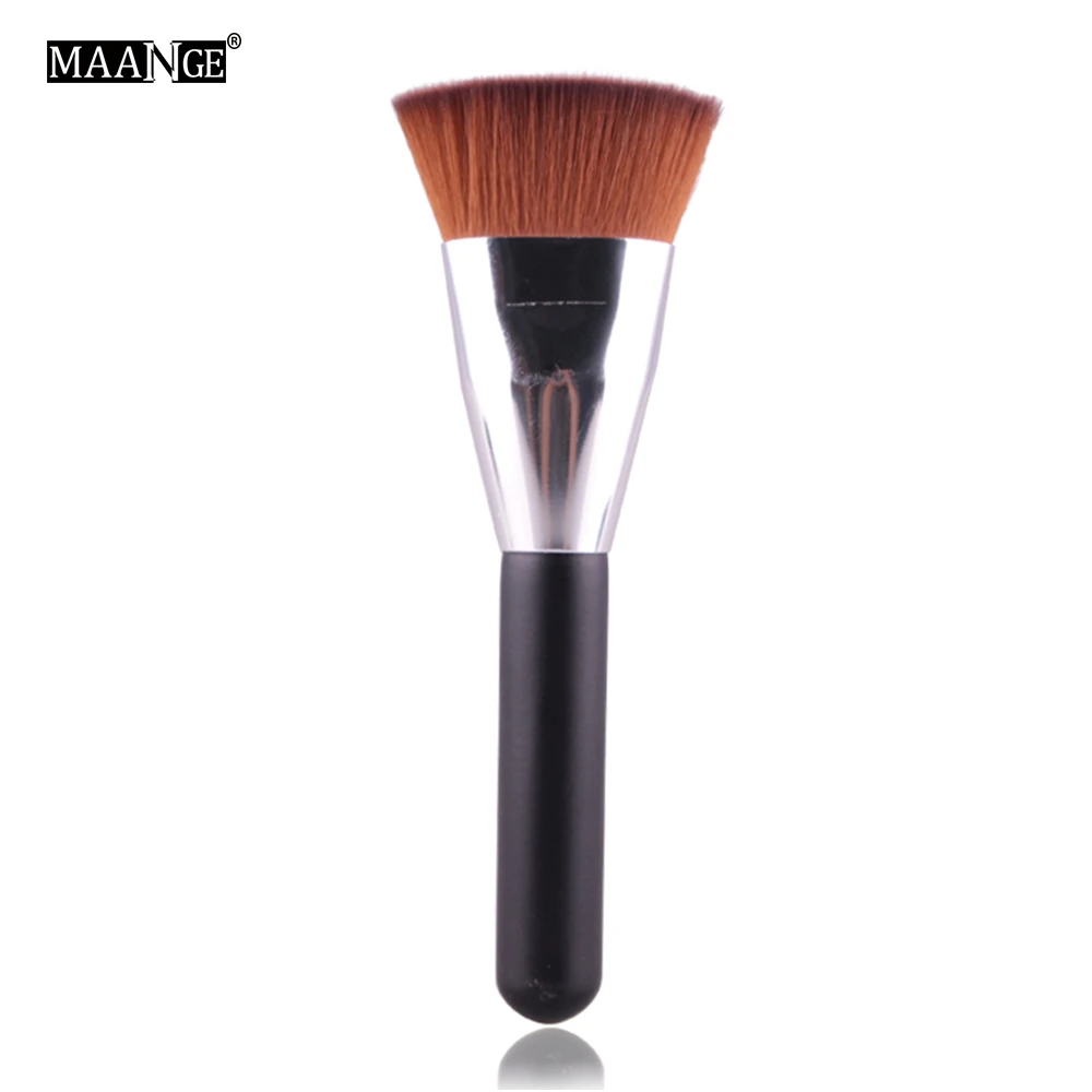 Big Brush Простой макияж 1 шт. мягкая основа Пудра Кисти для макияжа, для румян лица BB крем контур консилер Косметика Красота угол кисти инструмент - Handle Color: Big Brush