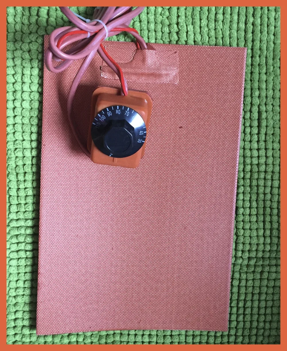 

200*250mm 220V 400W Manual Sugar Candy Board Heating Pad Temperature controller silicone heating plate Silicone heater