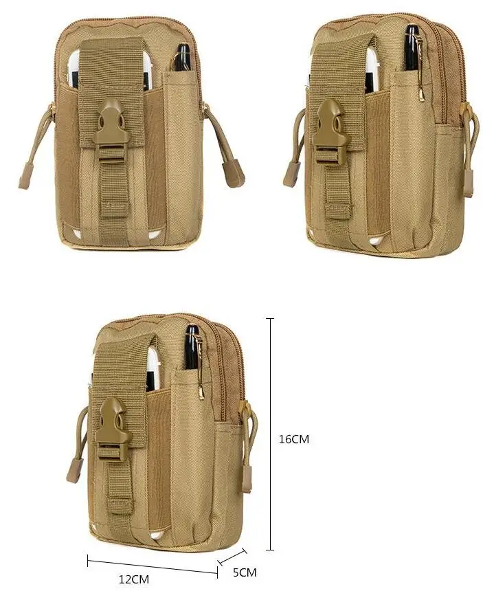 Тактическая уличная сумка для iphone компактная MOLLE повседневного использования