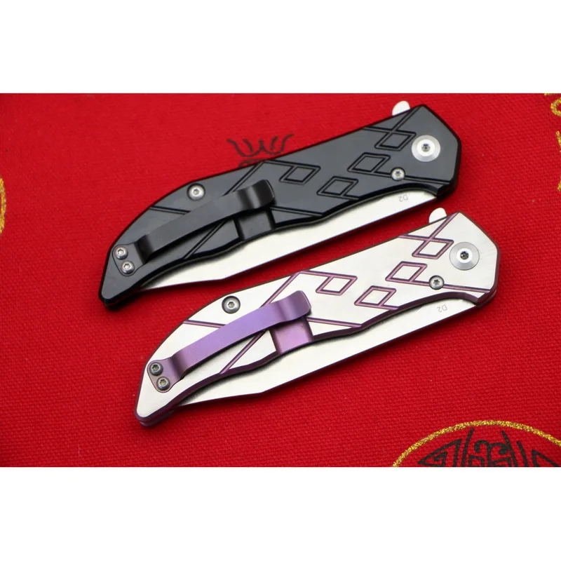 Складной нож LOVOCOO 3008 Flipper тактический карманный резец с титановой ручкой из стали