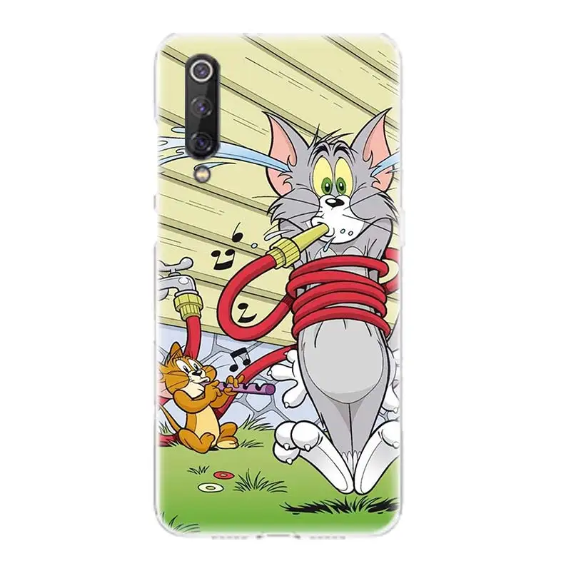 Том и Джерри Мультфильм узорчатый чехол для телефона Xiaomi mi 8 9 5S плюс 5X 6X SE Lite F1