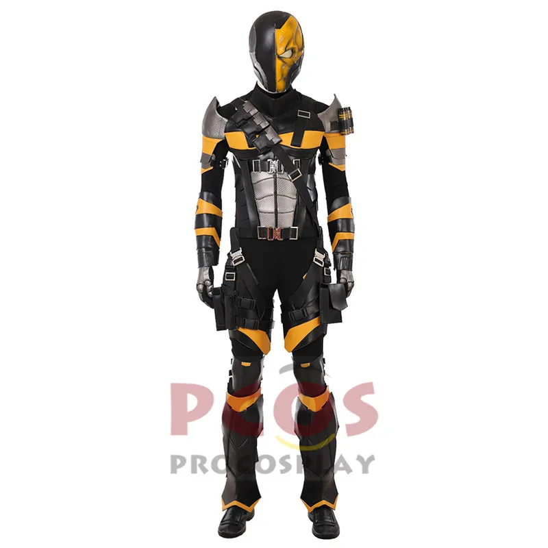 Deathstroke зеленый костюм косплей стрела и Бэтмен и Nightwing Слэйд Джозеф Вилсон Косплей Терминатор костюм и маска mp004076