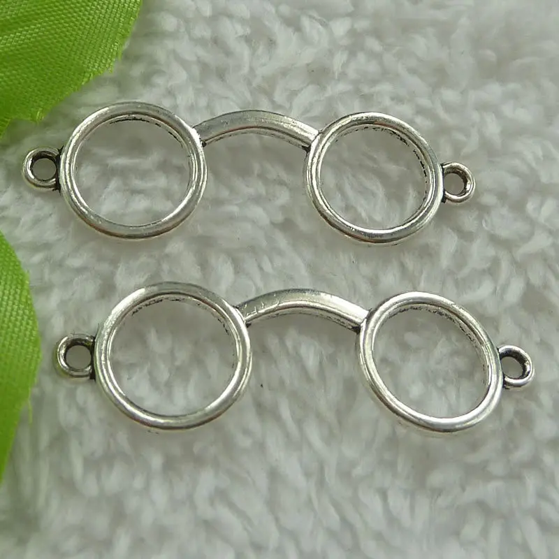 160 штук античные серебряные разъемы для очков 47x15 мм #2769|silver connectors|antique silverconnector silver