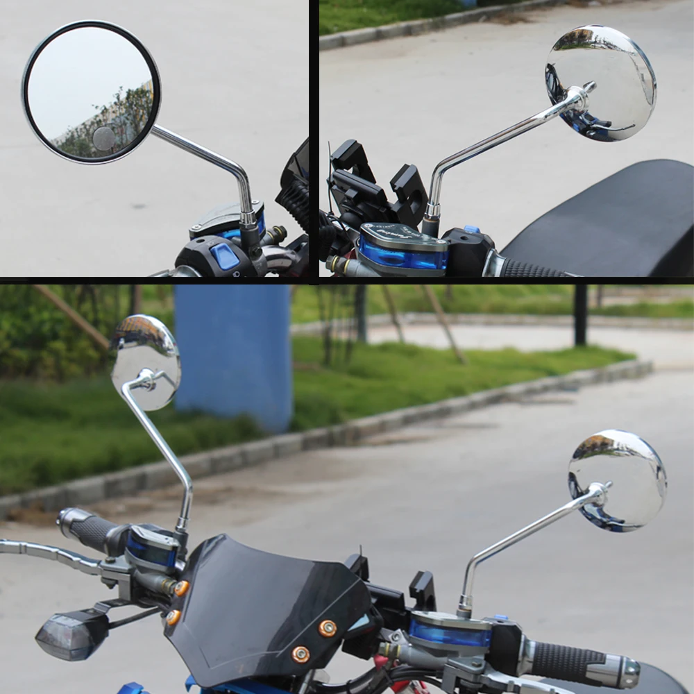 Мотоцикл сзади viewMirrors Скутер боковые зеркала заднего вида для YAMAHA FZ1 FZ6 FZ6R FZ8 MT 07 ZX12R