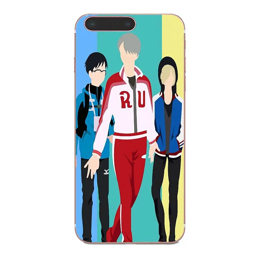 Японский Yuri On Ice Роскошный Гибридный чехол для телефона Galaxy A3 A5 A7 On5 On7 2015 2016 2017 Grand