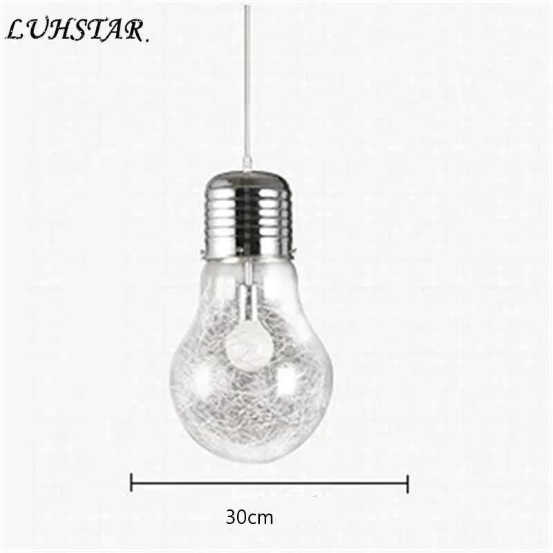 Большая лампа Эдисона подвесной светильник современная простая домашняя