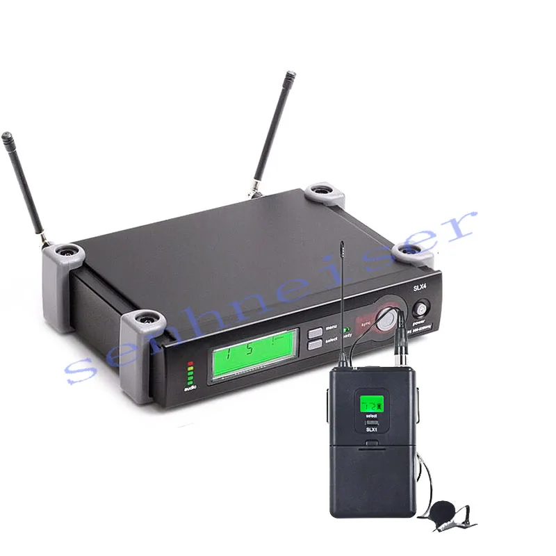 UHF SLX24/BETA58A профессиональный беспроводной микрофон ручной петличный микрофон наушники одноканальный - Цвет: Синий