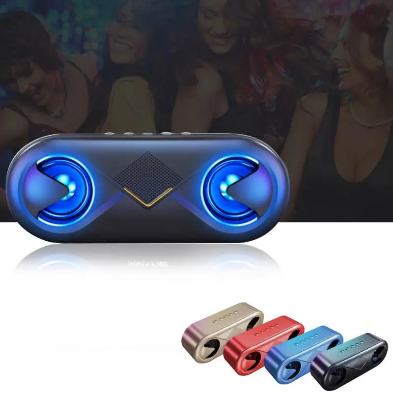 Портативный Bluetooth сабвуфер динамик беспроводной стерео TF слот для карты открытый портативный мини-динамик для iPhone/iPad/samsung/ноутбуков
