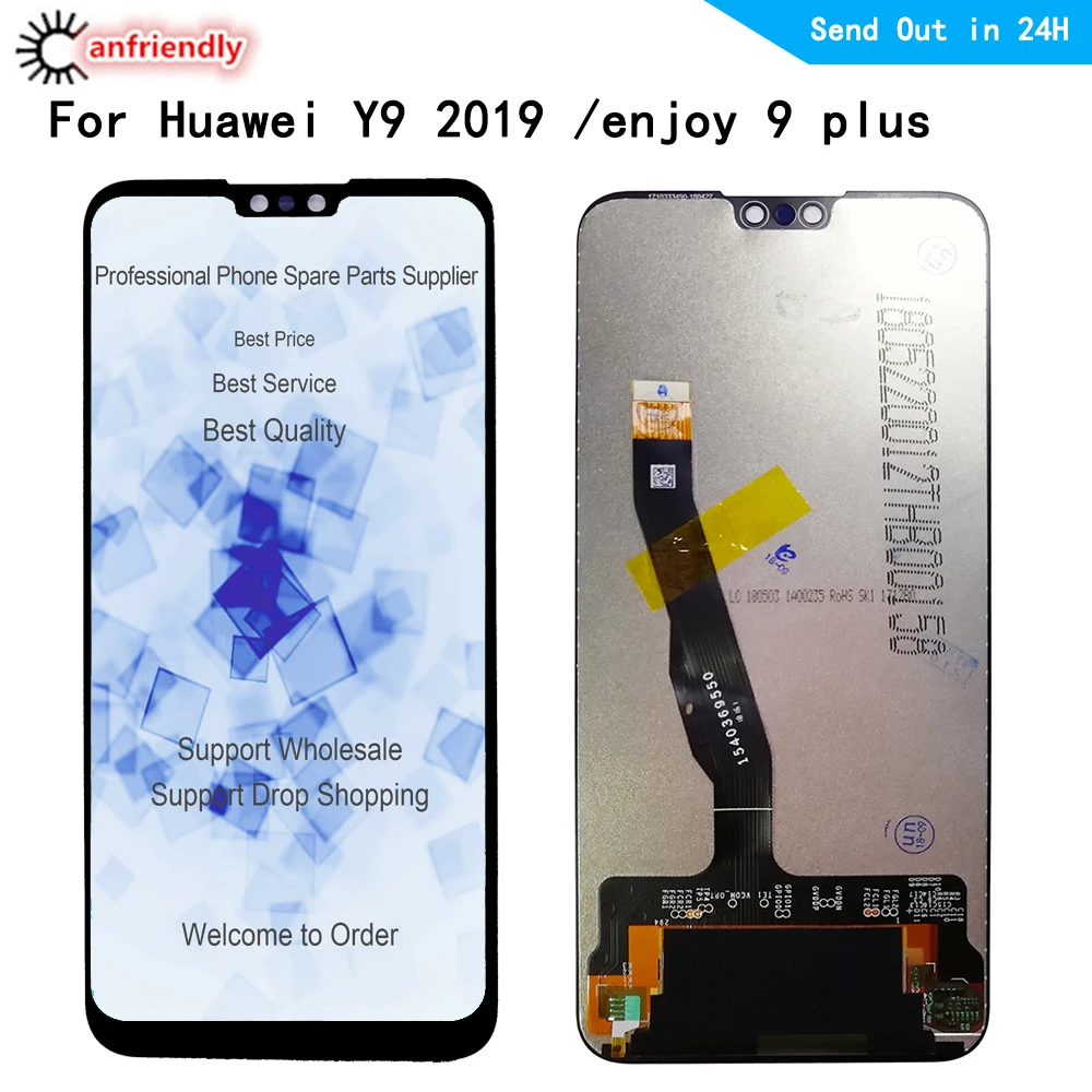 

6.5" For Huawei enjoy 9 plus enjoy9 plus Y9 2019 JKM-LX1 LX2 LX3 JKM-AL00 TL00 LCD Display Touch panel Screen Digitizer Assembly