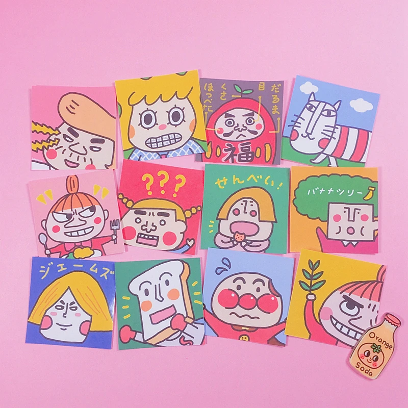 12 шт. в упаковке носки с героями мультфильмов для детей Забавный узор