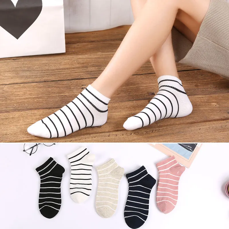 5Pcs/Lot Cartoon Candy Women Socks Harajuku Totoro Word Stripe Animal Hosiery Ear Cotton Comfortable Gril Woman | Женская одежда