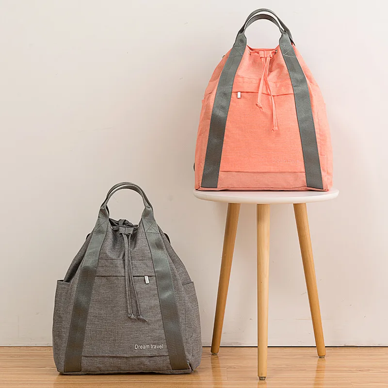 

New Travel Backpack With Drawstring Portable Women And Men Travel Bag Large Capacity Waterproof Travel Handbag Cation Duffel Bag