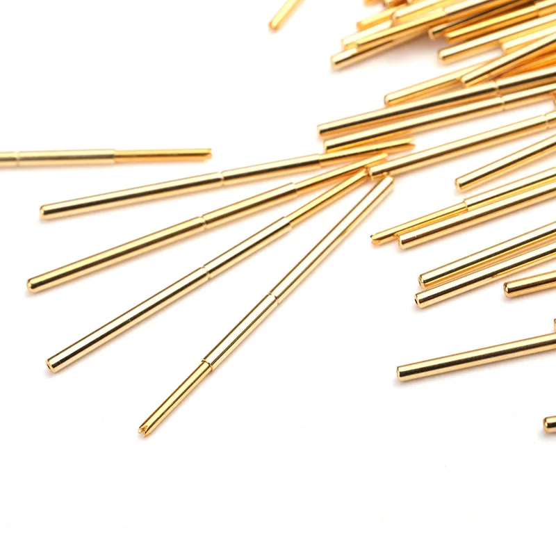 Safety Household Durable Brass Spring Test Probe PA100-Q1 100 / PCS Metal Sleeve Length 33.35mm | Обустройство дома