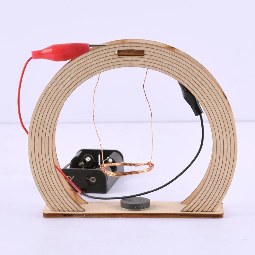 Деревянный DIY Science электромагнитный игрушечный эксперимент наборы для