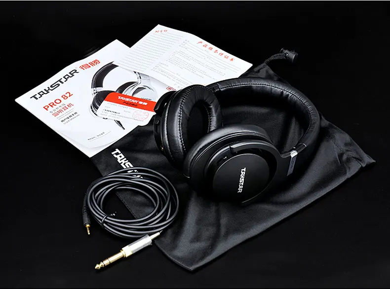 Оригинальные профессиональные мониторные наушники Takstar PRO82 pro 82 Hi Fi гарнитура для