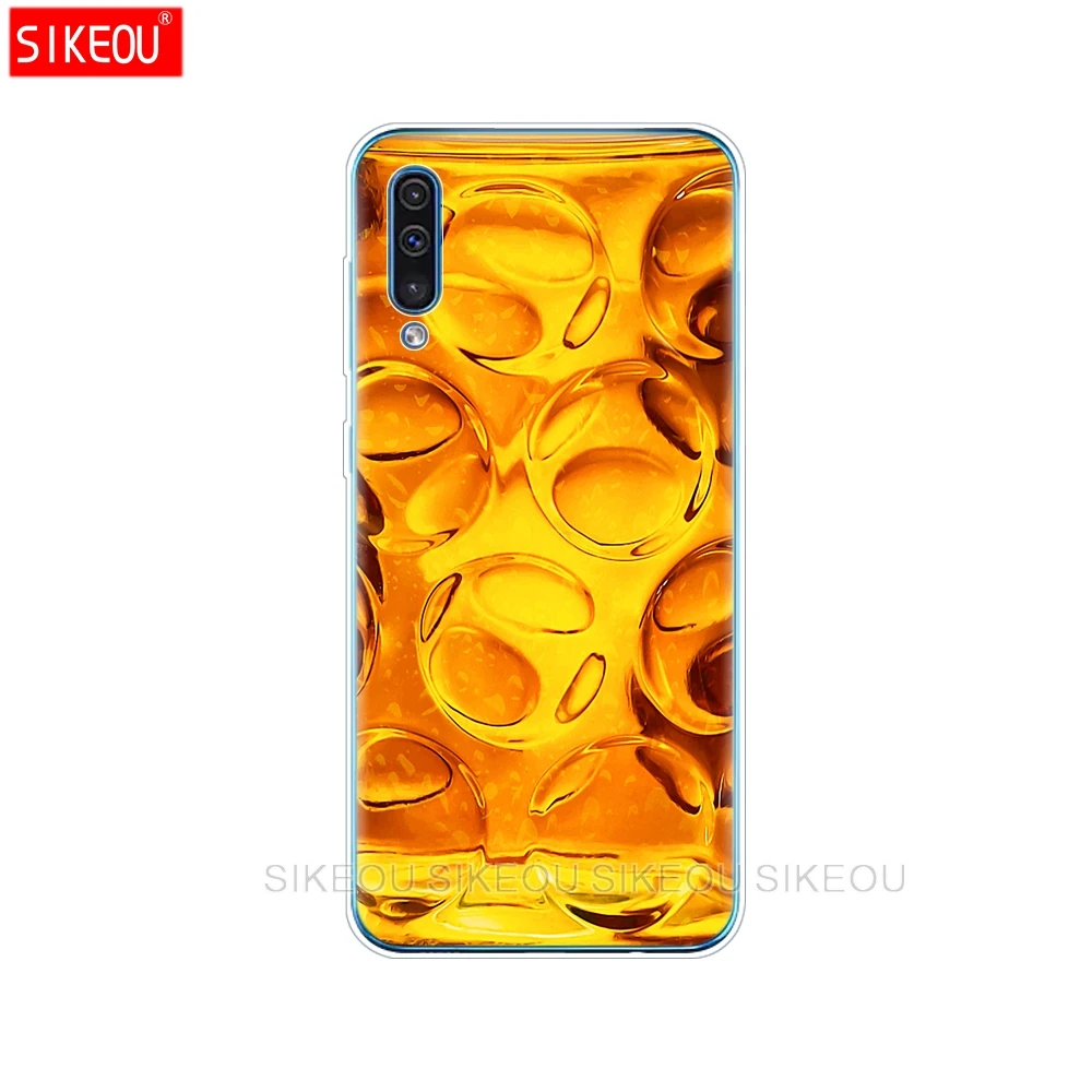 Для samsung Galaxy A50 силиконовый прозрачный Футляр задняя крышка чехол для телефона для samsung A50 A505 A505F SM-A505F мягкий чехол 6,4 - Цвет: 33985