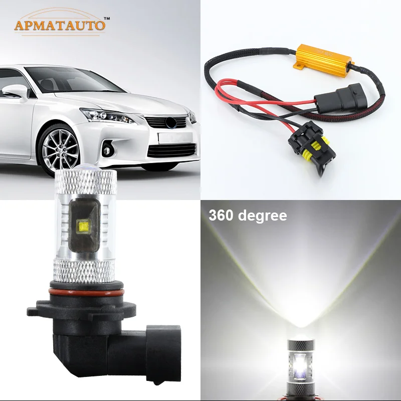 Дневные ходовые огни дальнего света 9005 HB3 для Toyota Lexus Corolla Venza Highlander Camry Prius 2 шт.|light