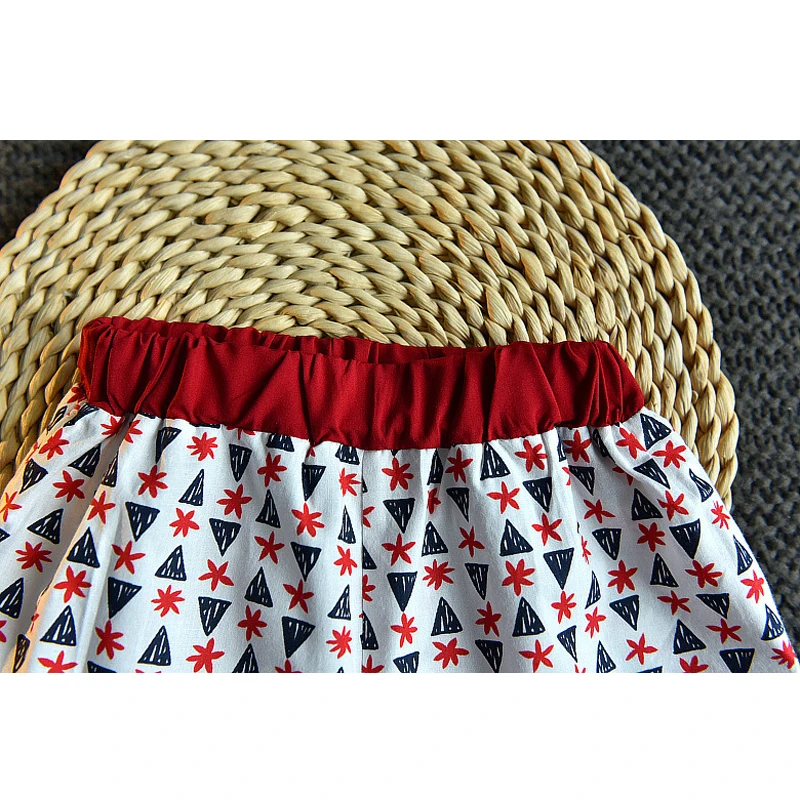 Комплект для девочек Новинка лета 2020 детская одежда милое платье без рукавов с