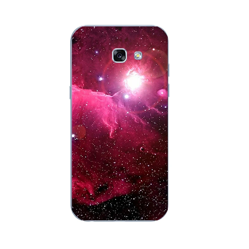 Для samsung Galaxy A7 TPU чехол для телефона для A320 A520 A720 оболочка прозрачная для A3 A5() Задняя крышка блестящая Звезда узор