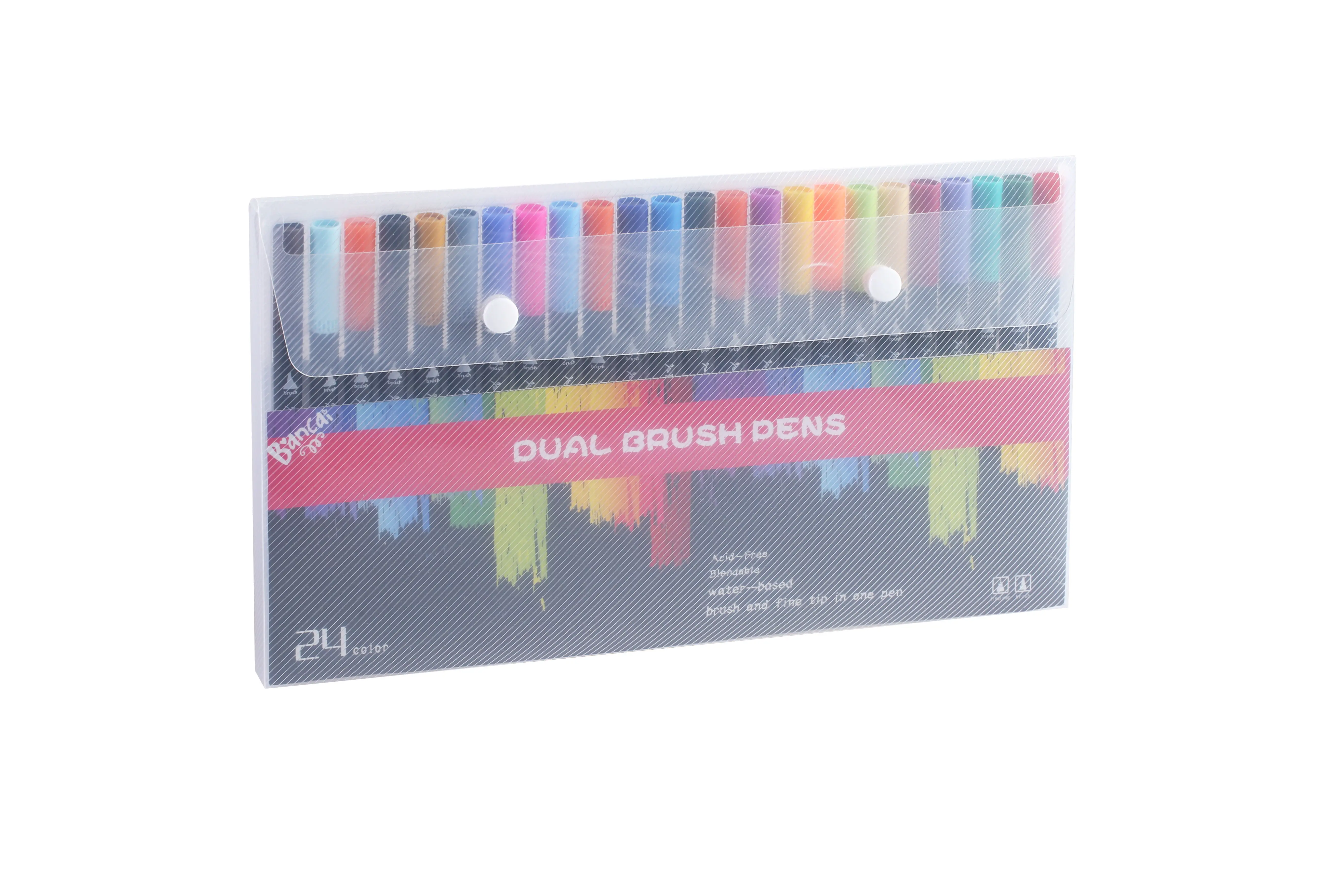 Двойной наконечник цвета воды ручка профессиональная каллиграфия ручки для