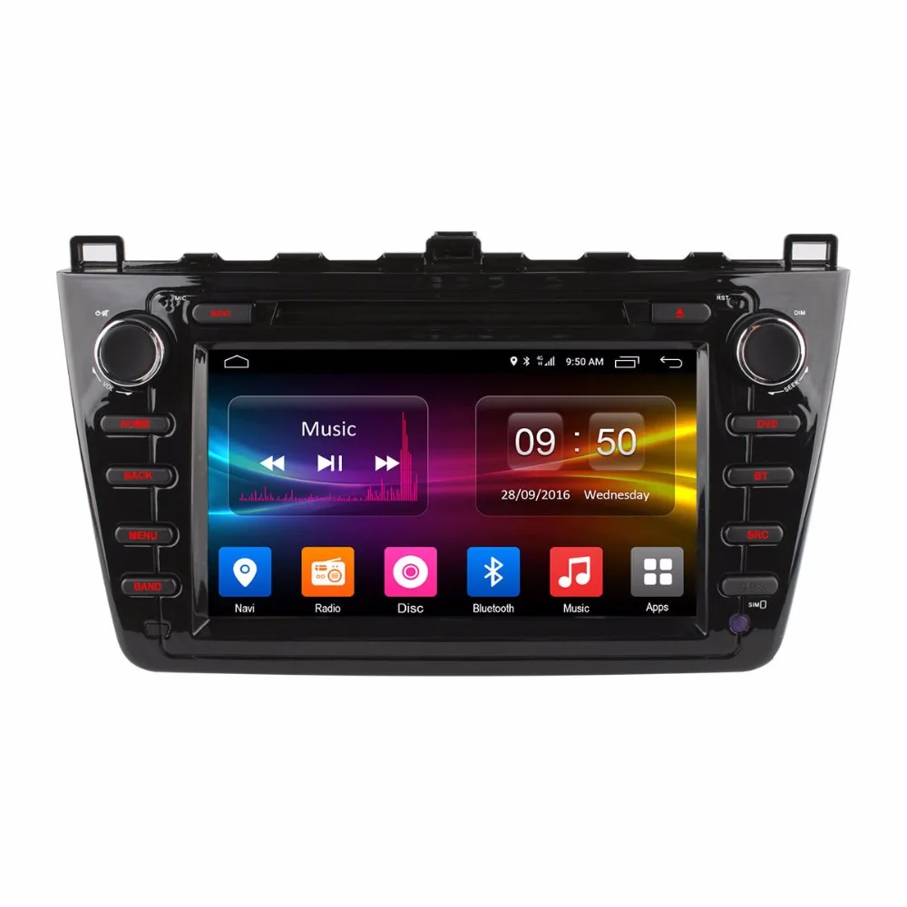 HD 1024 Octa Core 2GB RAM Android 6.0 Car DVD Player For Mazda 6 Ruiyi Ultra 2008 2009 2010 2011 2012 4G Wifi Radio Stereo GPS | Автомобили