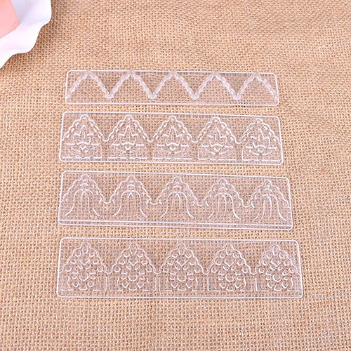 4 шт./компл. инструмент для украшения тортов из мастики|decorating tools|mold cuttercake lace |