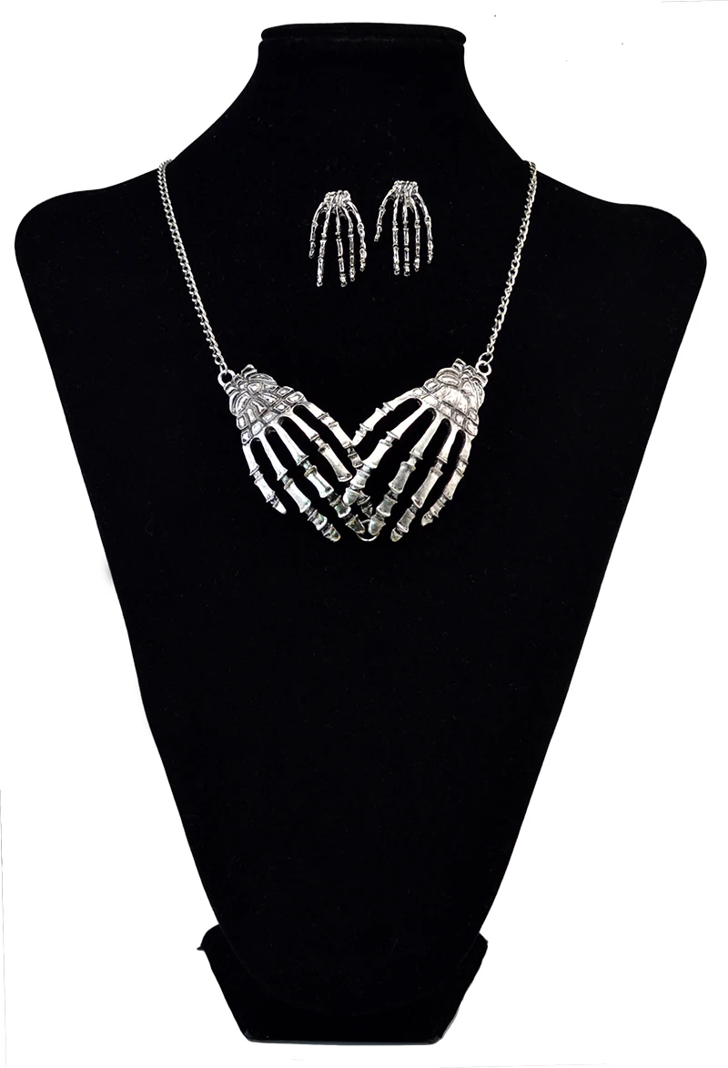 Женский комплект из колье и серёг в стиле панк|necklace earring set|fashion jewelry setjewelry sets |