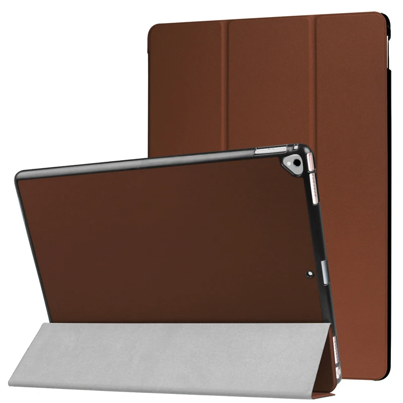 

Newest Simple Business Leather Case for Apple iPad Pro 12.9 inch 2017 Flip 3 Foldable Stand Smart Cover for New iPad Pro 12.9"
