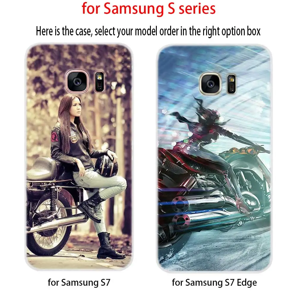 Мягкий силиконовый чехол для Samsung S30 S20 S11 S10 S9 S8 Plus lite 11e 10e Uitra S7Edge мотоциклетная