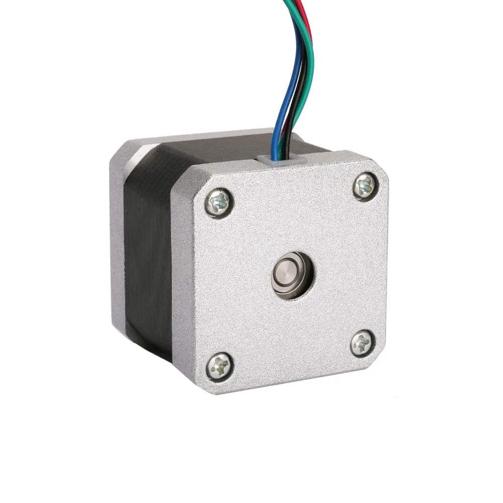 

EU Free shiping[3-8days ship] 5 piece Nema 17 Stepper Motor 17HM5424 60 oz.in 2.4A 0.9degree 2PHASE CNC Reprap 3D Printer