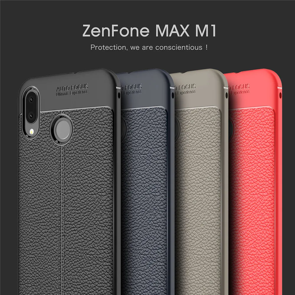 Lenuo TPU чехол для Asus Zenfone Max M1 ZB555KL взрывозащищенные мягкий мобильный телефон max (M1)