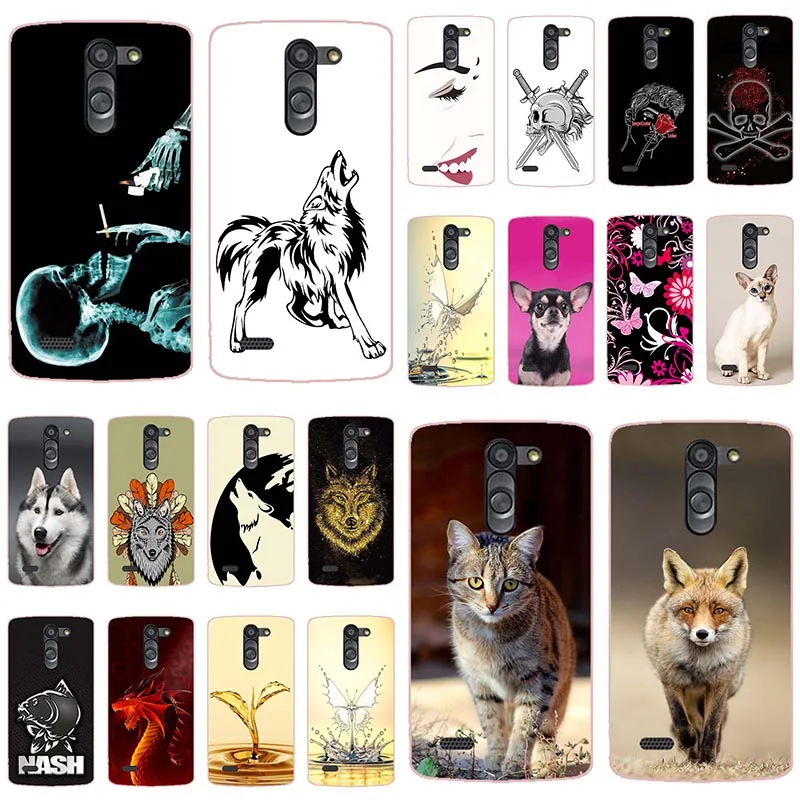 Чехол для LG L Bello D331 D335 L Prime D337, задняя крышка, мягкий силиконовый красивый мультяшный чехол для телефона, чехол с принтом