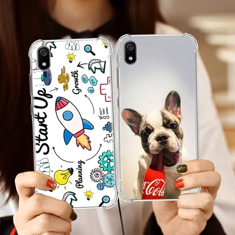 Phone case For Xiaomi Redmi 7A 5.45-inch Redmi7A Cute Cartoon Unicorn Marble High Quality Painted TPU Silicone Cove |