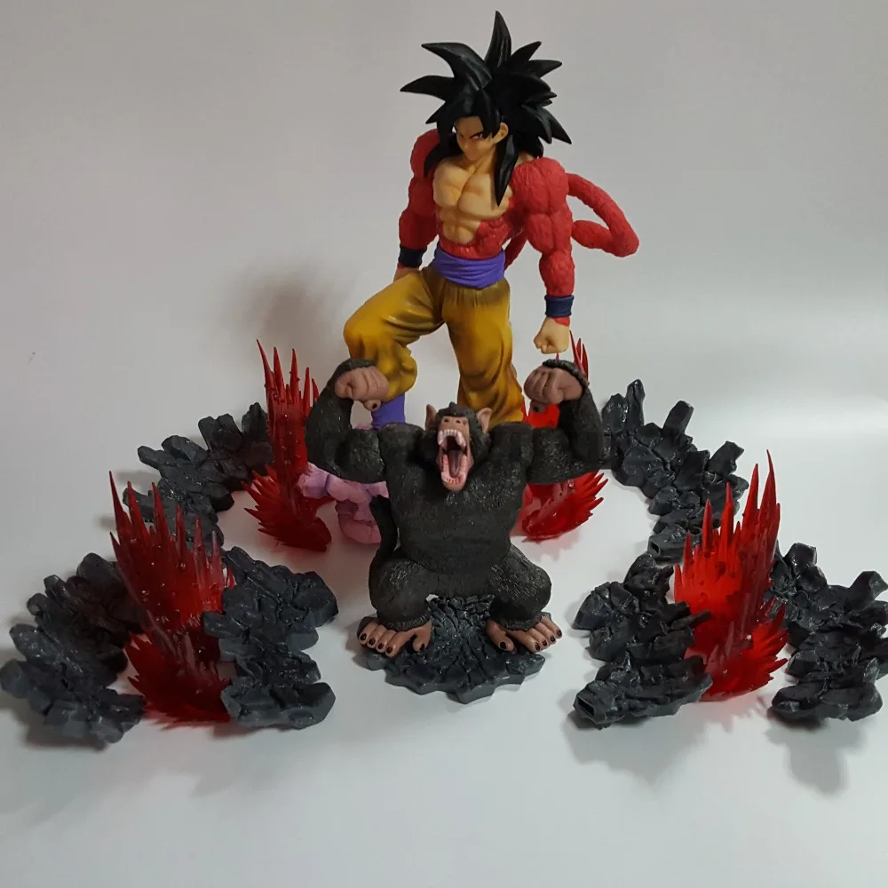 Фигурка Dragon Ball игрушки Goku Super Saiyan 4 Ape аниме Dragon Ball Z Son Goku ПВХ Фигурки figuas De Coleccion