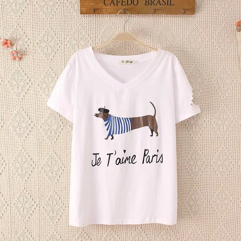 2019 размера плюс повседневные футболки Летняя женская одежда модные свободные с