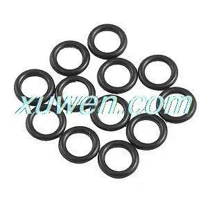 

Black 10mm x 2 0mm Rubber Sealing Washers Oil Seal O Rings 12 Pcs