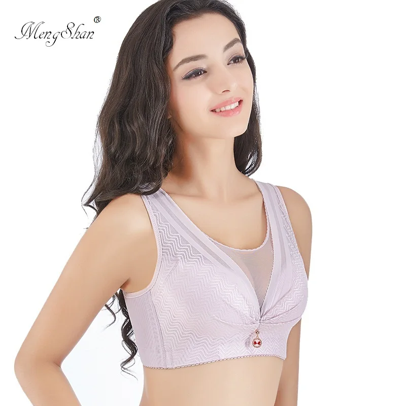 Женское нижнее белье большой размер без стального кольца сексуальный кружевной