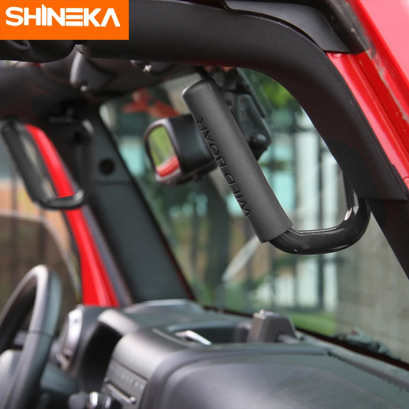 Подлокотники SHINEKA для Jeep Wrangler JK 2007 2017 2/4 Комплект ручек передней и задней двери