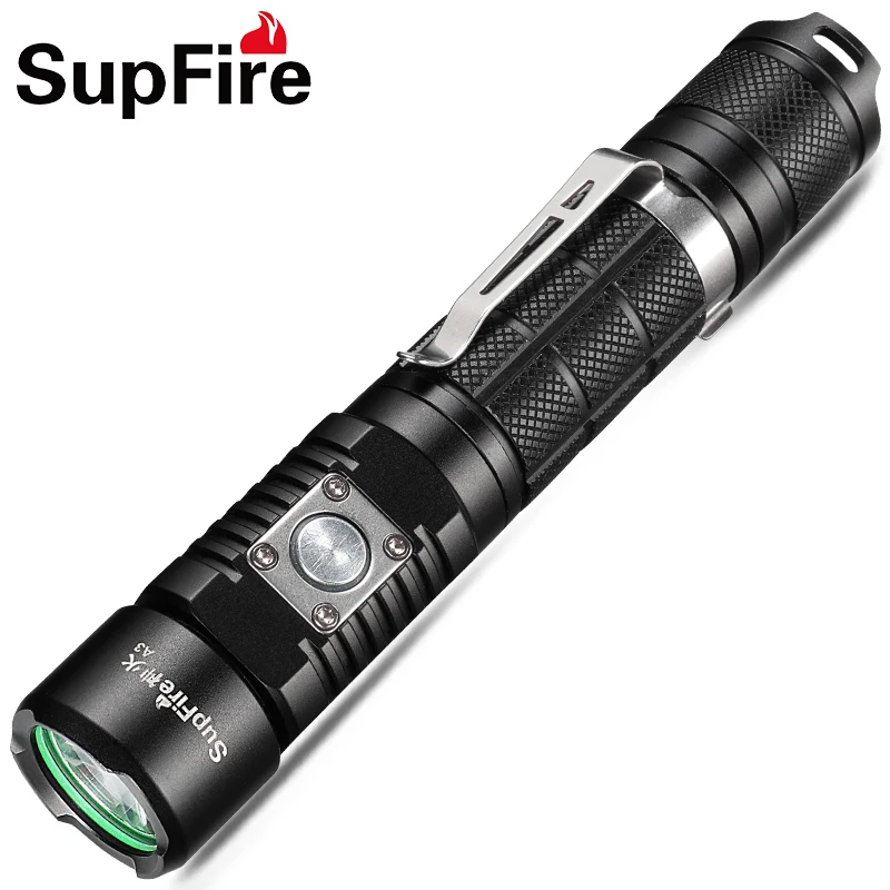 Светодиодный фонарик Supfire A3 фонарь светодиодный налобный USB флэш свет El Feneri Linterna