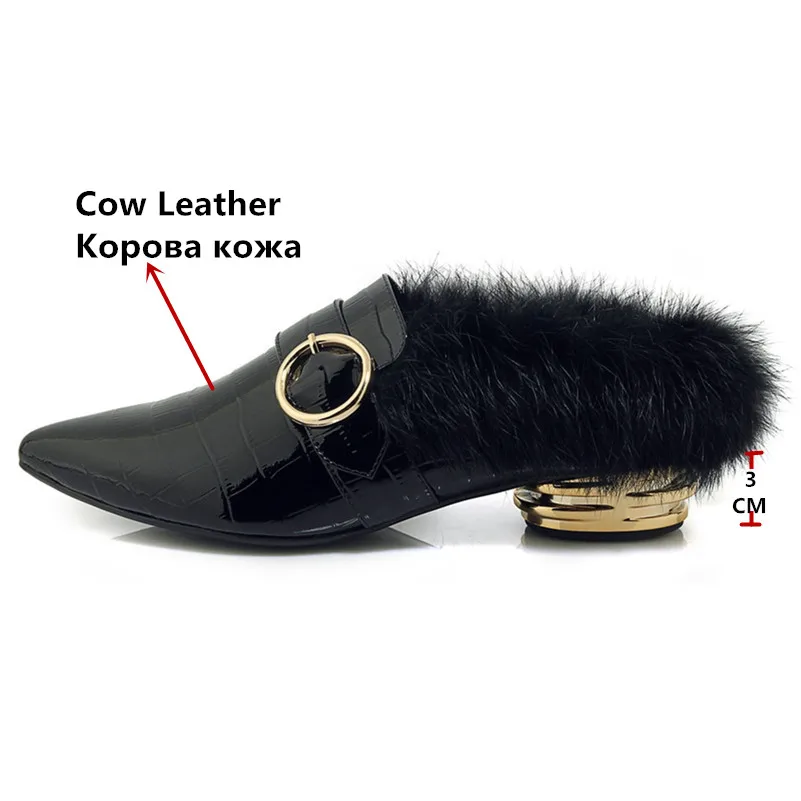 Новые женские туфли лодочки CONASCO на высоком каблуке с металлическим украшением