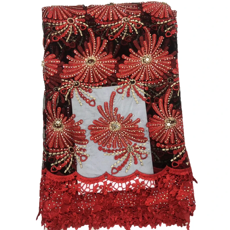 Новейшие Aso Ebi модные Африканские кружева Королевская Синяя Нигерия королевский
