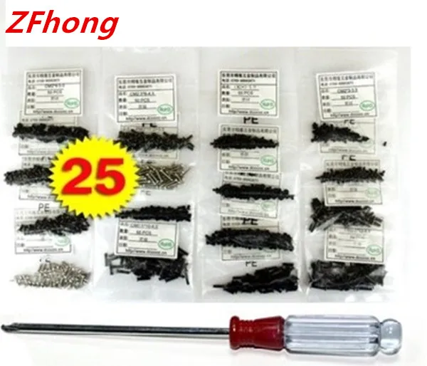 800 шт.! Набор винтов для ноутбука 16 типов с отверткой|diy screws|computer screwsscrew set |