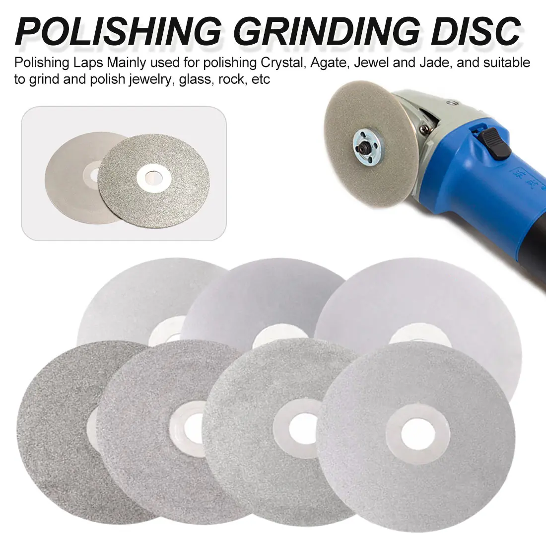 

Disc Gold steel sanding disc angle grinder 100mm 80-2000# Diamond Coated Flat Lap Wheel Polishing Grinding