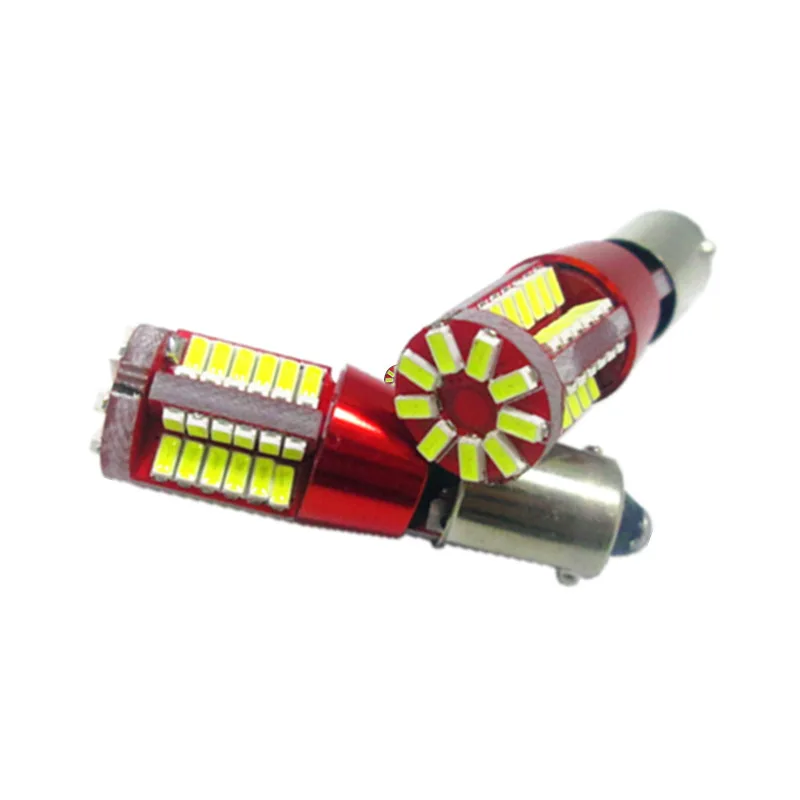 2 шт./лот BA9S BAX9S BYX9S canbus T4W H6W H21W led W5W 57led 3014 SMD Боковые указатели поворота без ошибок