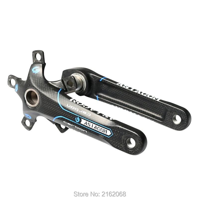 Новинка, 3 цвета, ASIACOM, дорожный велосипед, 3 K, полностью углеродное волокно, велосипедный Кривошип с легированным нижним кронштейном, ось 170/175 мм, BCD 130 мм