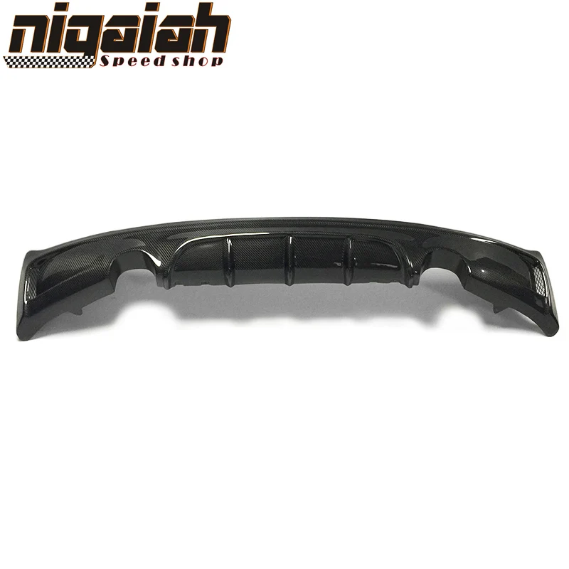 F22 Carbon Fiber Car Rear Bumper Lip Spoiler Diffuser for BMW M Sport Coupe Convertible 14-17 Black FRP 220i 230i 235i | Автомобили и