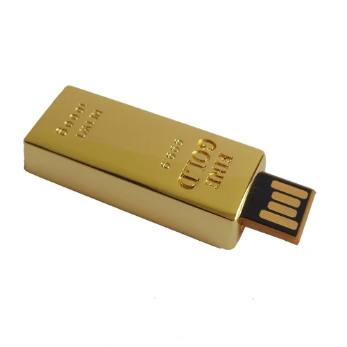 Специальный Золотой Слиток Usb Flash Drive 512 ГБ 1 ТБ 2 Pen 64 128 Memory Stick Карты Mini Ключ