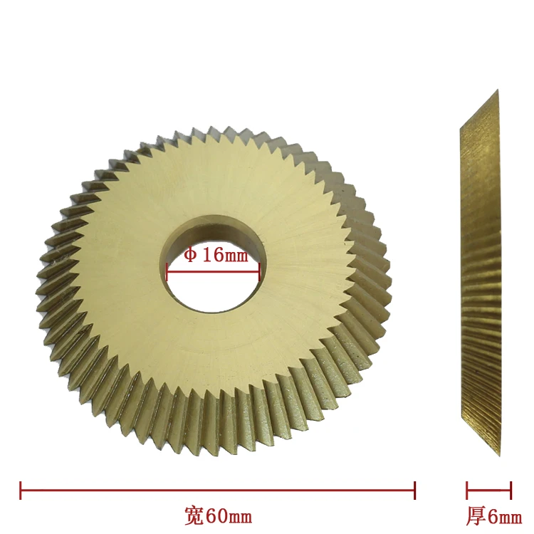 

P228 Wenxing Original NO:0110J Size 60 16 6 Key Cutters Blade Cutting Machine Tools Parts218F 288C 218D 218E